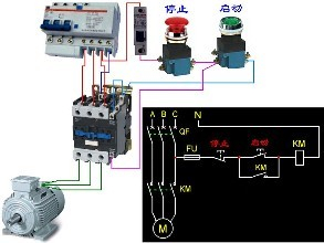交流接觸器接線圖，交流接觸器接線視頻講解